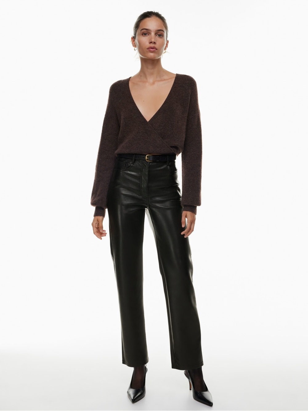 Aritzia Vegan Leather Pants